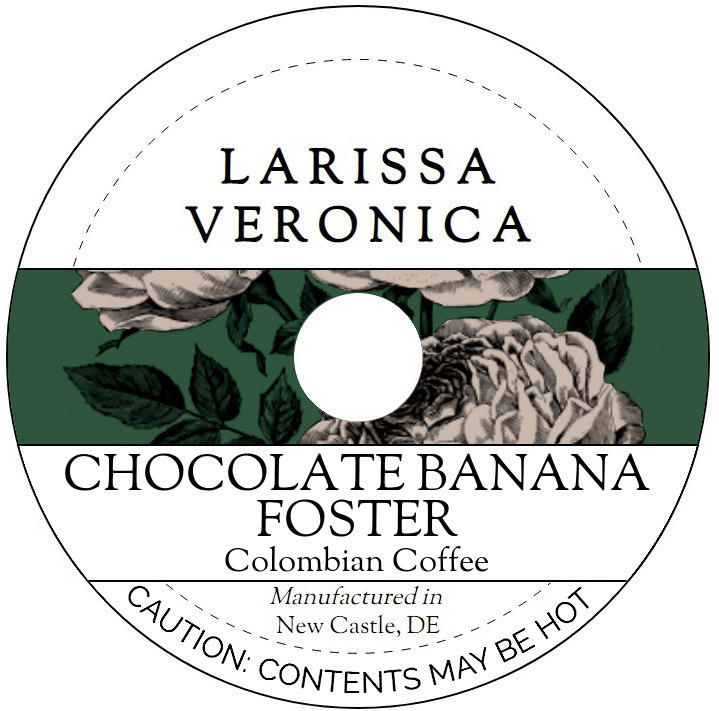 Chocolate Banana Foster Colombian Coffee <BR>(Single Serve K-Cup Pods)
