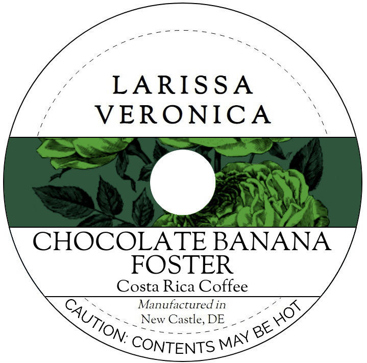 Chocolate Banana Foster Costa Rica Coffee <BR>(Single Serve K-Cup Pods)