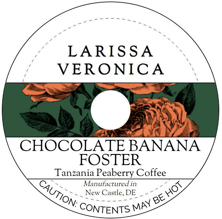Chocolate Banana Foster Tanzania Peaberry Coffee <BR>(Single Serve K-Cup Pods)