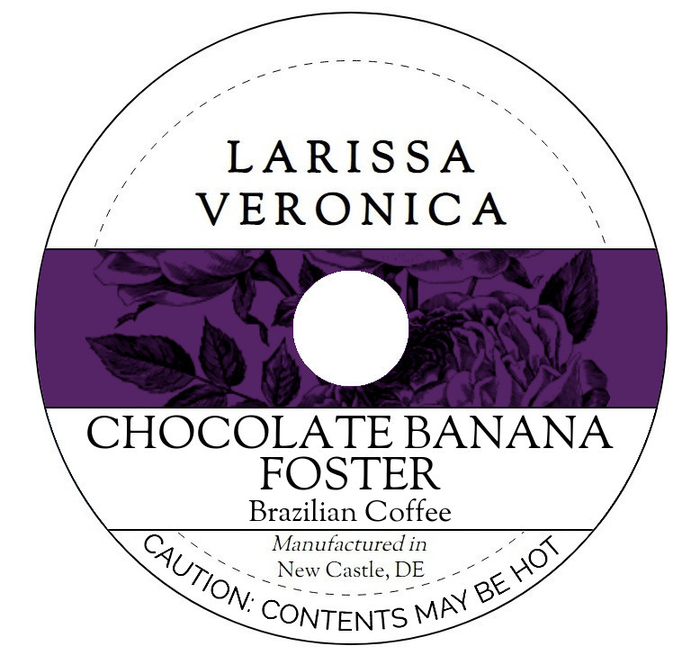 Chocolate Banana Foster Brazilian Coffee <BR>(Single Serve K-Cup Pods)