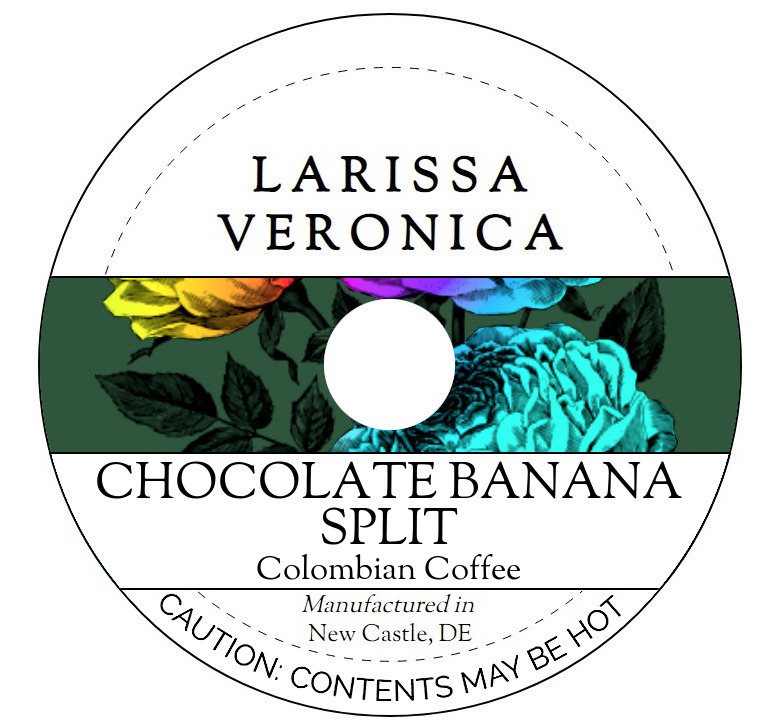 Chocolate Banana Split Colombian Coffee <BR>(Single Serve K-Cup Pods)