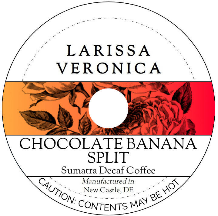 Chocolate Banana Split Sumatra Decaf Coffee <BR>(Single Serve K-Cup Pods)