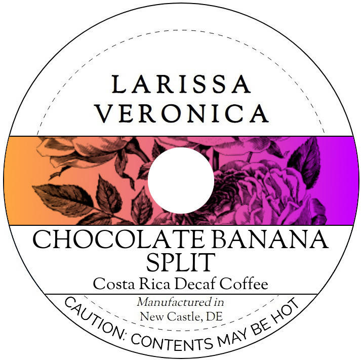 Chocolate Banana Split Costa Rica Decaf Coffee <BR>(Single Serve K-Cup Pods)