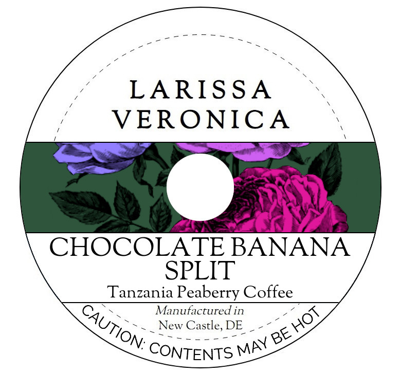 Chocolate Banana Split Tanzania Peaberry Coffee <BR>(Single Serve K-Cup Pods)