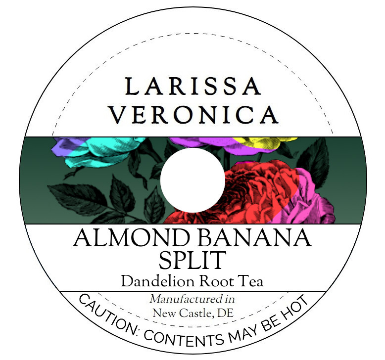 Almond Banana Split Dandelion Root Tea <BR>(Single Serve K-Cup Pods)