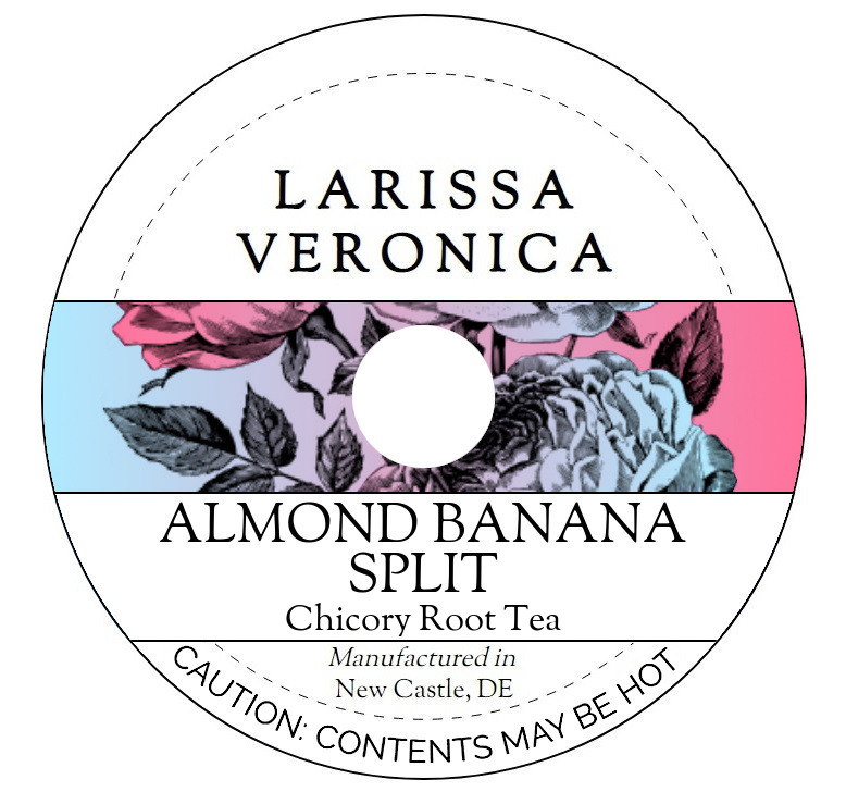 Almond Banana Split Chicory Root Tea <BR>(Single Serve K-Cup Pods)