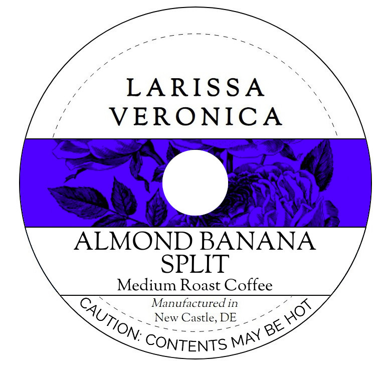 Almond Banana Split Medium Roast Coffee <BR>(Single Serve K-Cup Pods)