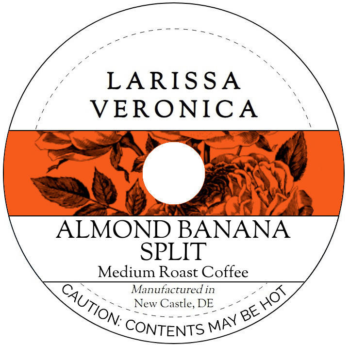 Almond Banana Split Medium Roast Coffee <BR>(Single Serve K-Cup Pods)