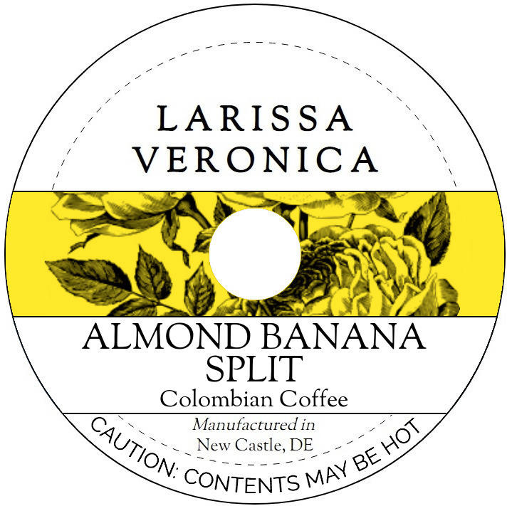 Almond Banana Split Colombian Coffee <BR>(Single Serve K-Cup Pods)