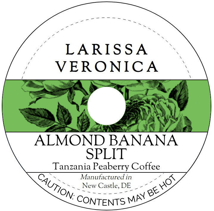 Almond Banana Split Tanzania Peaberry Coffee <BR>(Single Serve K-Cup Pods)