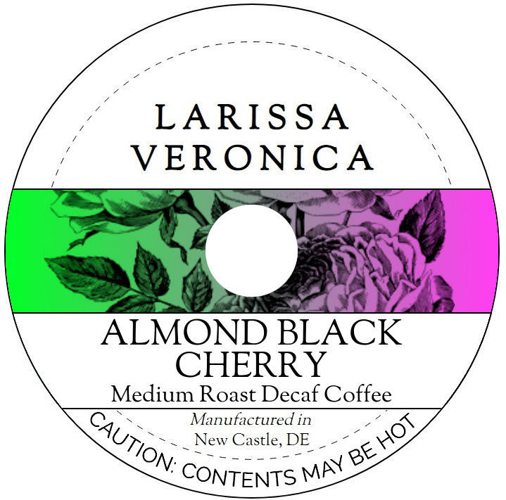 Almond Black Cherry Medium Roast Decaf Coffee <BR>(Single Serve K-Cup Pods)