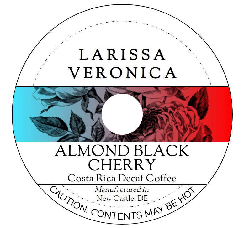Almond Black Cherry Costa Rica Decaf Coffee <BR>(Single Serve K-Cup Pods)