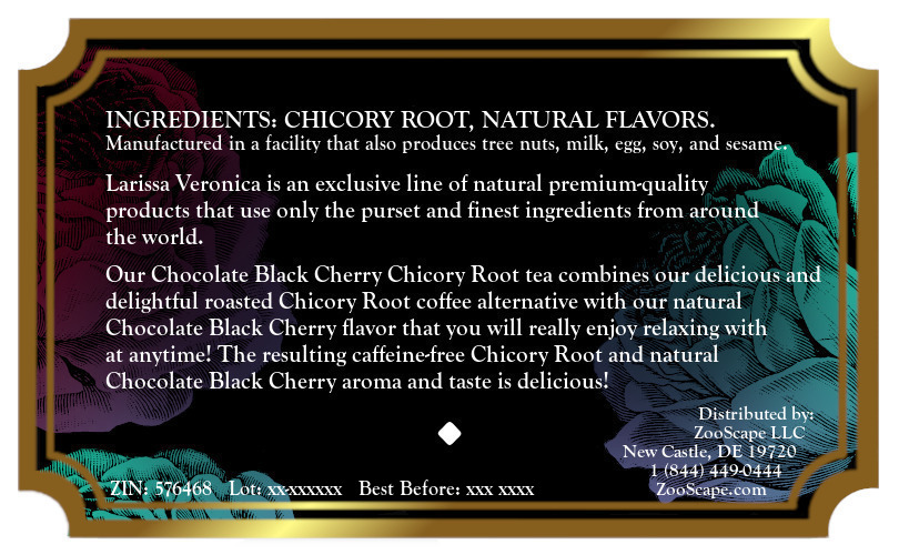 Chocolate Black Cherry Chicory Root Tea <BR>(Single Serve K-Cup Pods)
