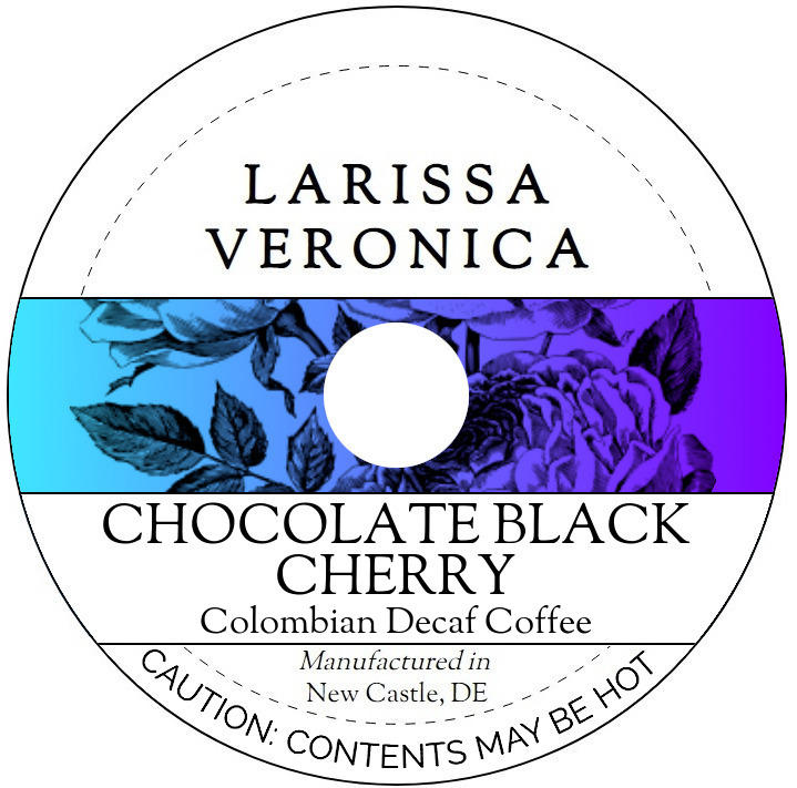 Chocolate Black Cherry Colombian Decaf Coffee <BR>(Single Serve K-Cup Pods)