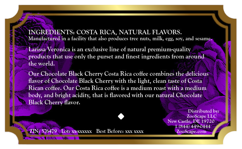 Chocolate Black Cherry Costa Rica Coffee <BR>(Single Serve K-Cup Pods)