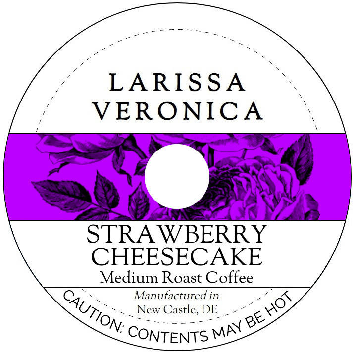 Strawberry Cheesecake Medium Roast Coffee <BR>(Single Serve K-Cup Pods)