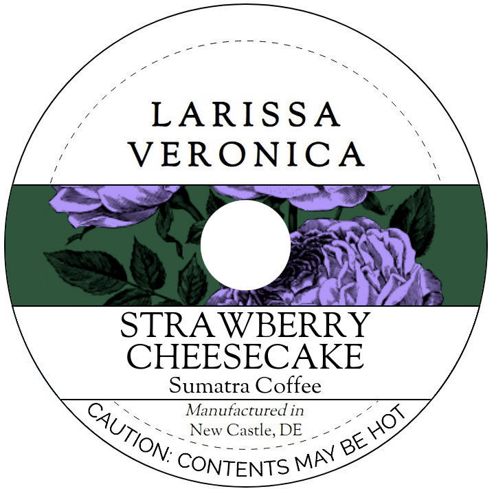 Strawberry Cheesecake Sumatra Coffee <BR>(Single Serve K-Cup Pods)