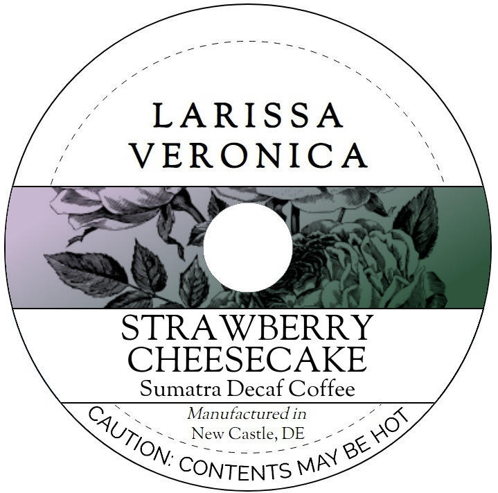 Strawberry Cheesecake Sumatra Decaf Coffee <BR>(Single Serve K-Cup Pods)