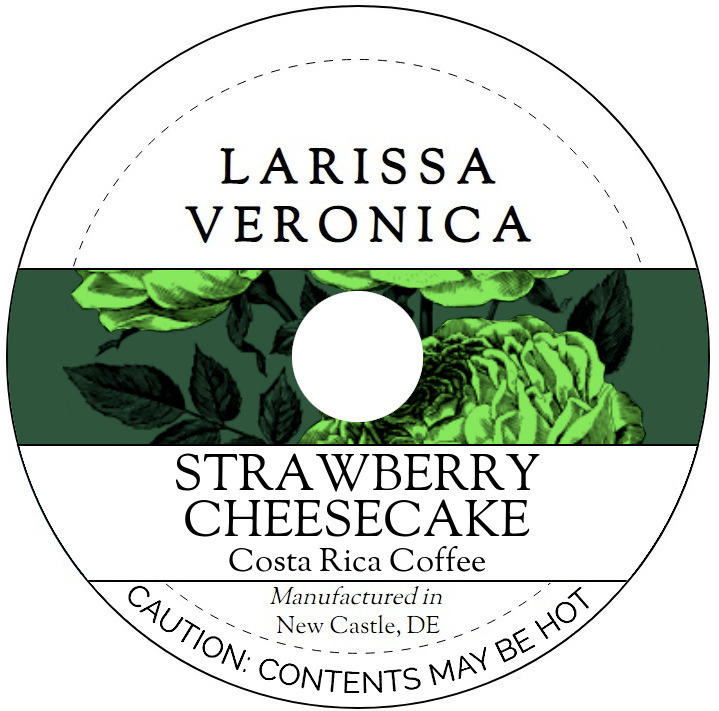 Strawberry Cheesecake Costa Rica Coffee <BR>(Single Serve K-Cup Pods)