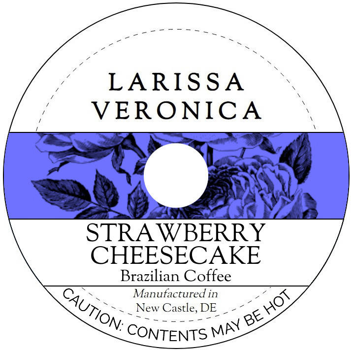 Strawberry Cheesecake Brazilian Coffee <BR>(Single Serve K-Cup Pods)