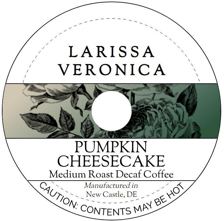 Pumpkin Cheesecake Medium Roast Decaf Coffee <BR>(Single Serve K-Cup Pods)