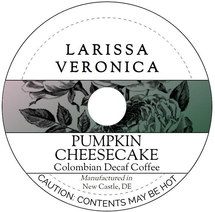 Pumpkin Cheesecake Colombian Decaf Coffee <BR>(Single Serve K-Cup Pods)