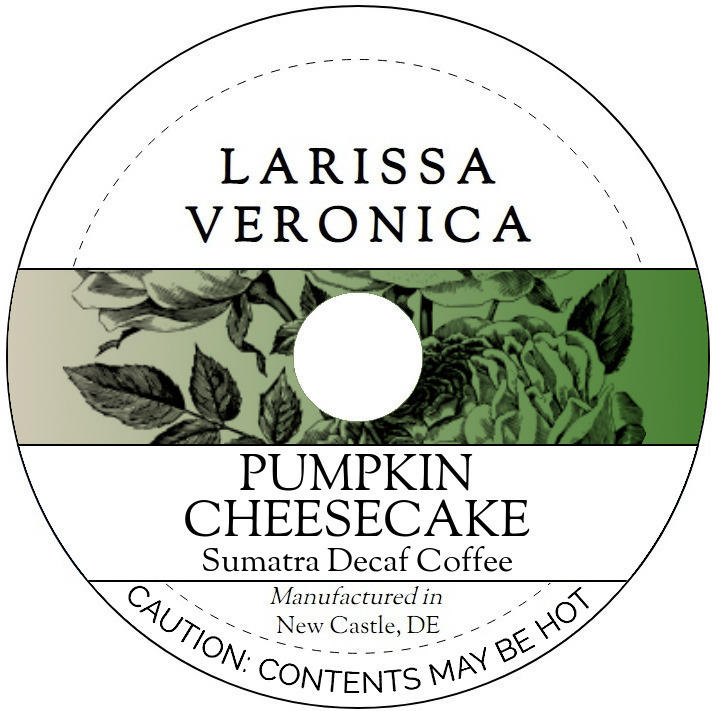 Pumpkin Cheesecake Sumatra Decaf Coffee <BR>(Single Serve K-Cup Pods)