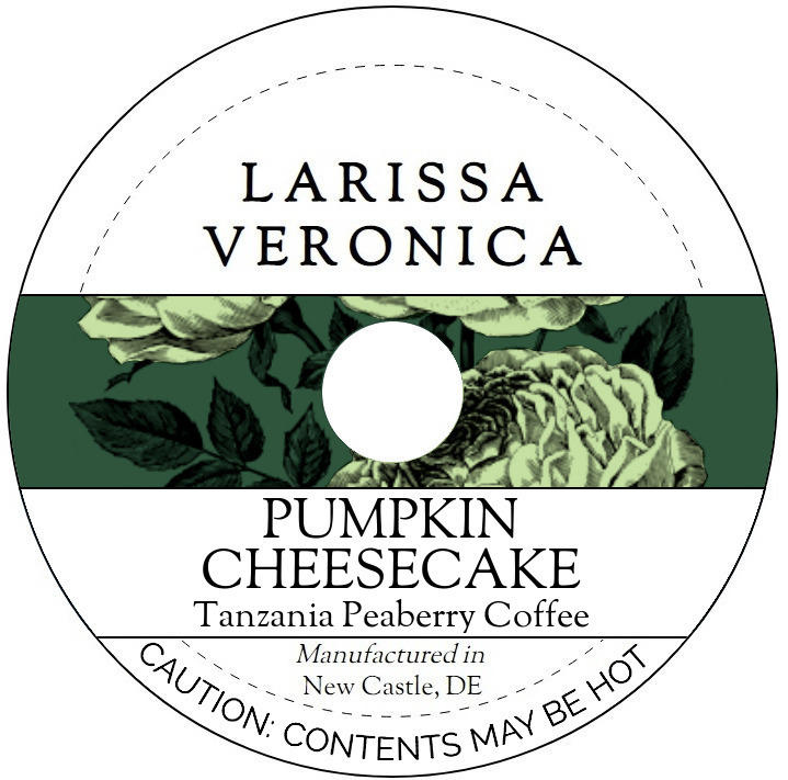 Pumpkin Cheesecake Tanzania Peaberry Coffee <BR>(Single Serve K-Cup Pods)