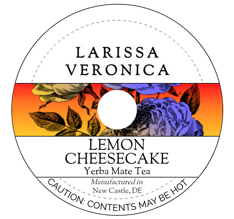 Lemon Cheesecake Yerba Mate Tea <BR>(Single Serve K-Cup Pods)