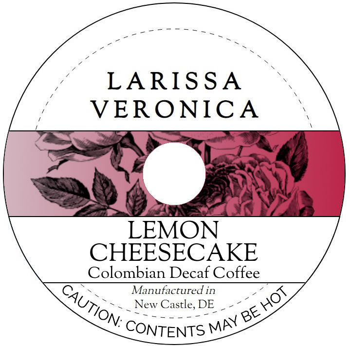 Lemon Cheesecake Colombian Decaf Coffee <BR>(Single Serve K-Cup Pods)