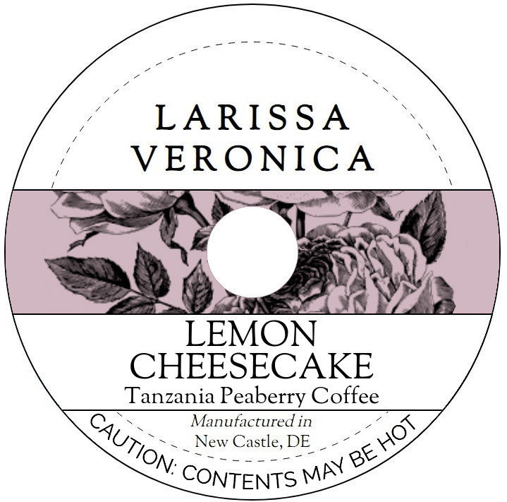 Lemon Cheesecake Tanzania Peaberry Coffee <BR>(Single Serve K-Cup Pods)