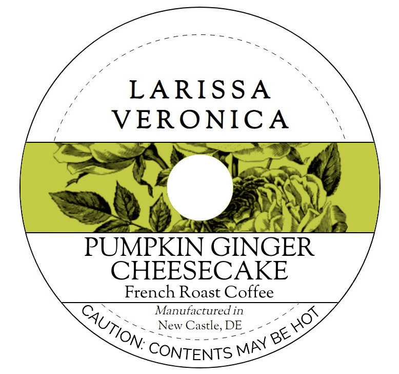 Pumpkin Ginger Cheesecake French Roast Coffee <BR>(Single Serve K-Cup Pods)