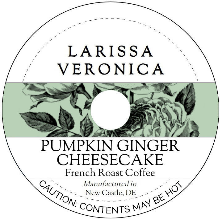 Pumpkin Ginger Cheesecake French Roast Coffee <BR>(Single Serve K-Cup Pods)