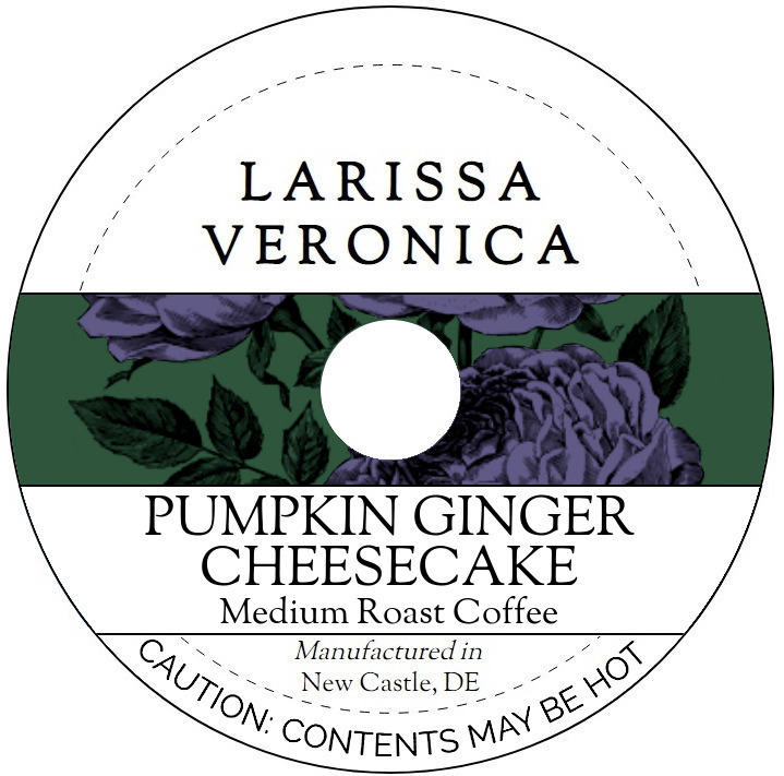 Pumpkin Ginger Cheesecake Medium Roast Coffee <BR>(Single Serve K-Cup Pods)