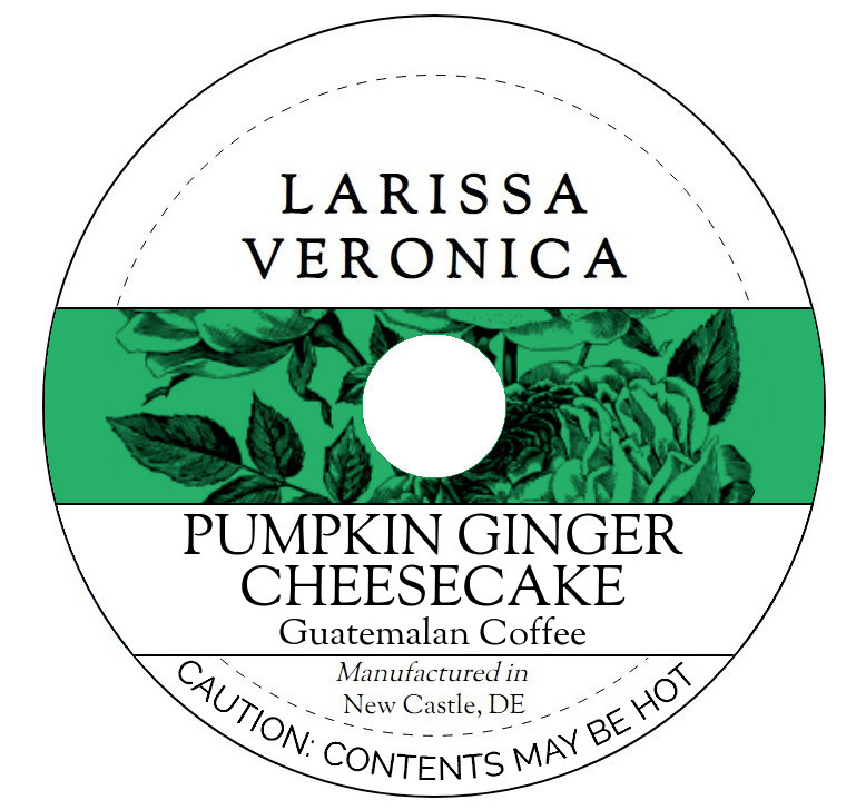 Pumpkin Ginger Cheesecake Guatemalan Coffee <BR>(Single Serve K-Cup Pods)