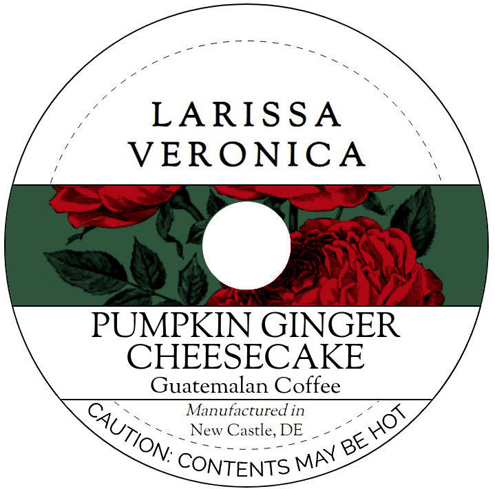 Pumpkin Ginger Cheesecake Guatemalan Coffee <BR>(Single Serve K-Cup Pods)