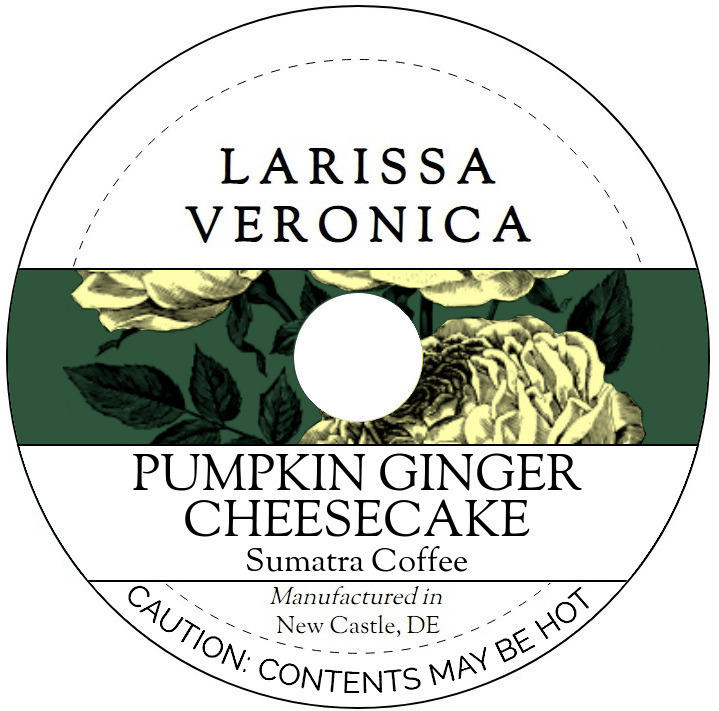 Pumpkin Ginger Cheesecake Sumatra Coffee <BR>(Single Serve K-Cup Pods)