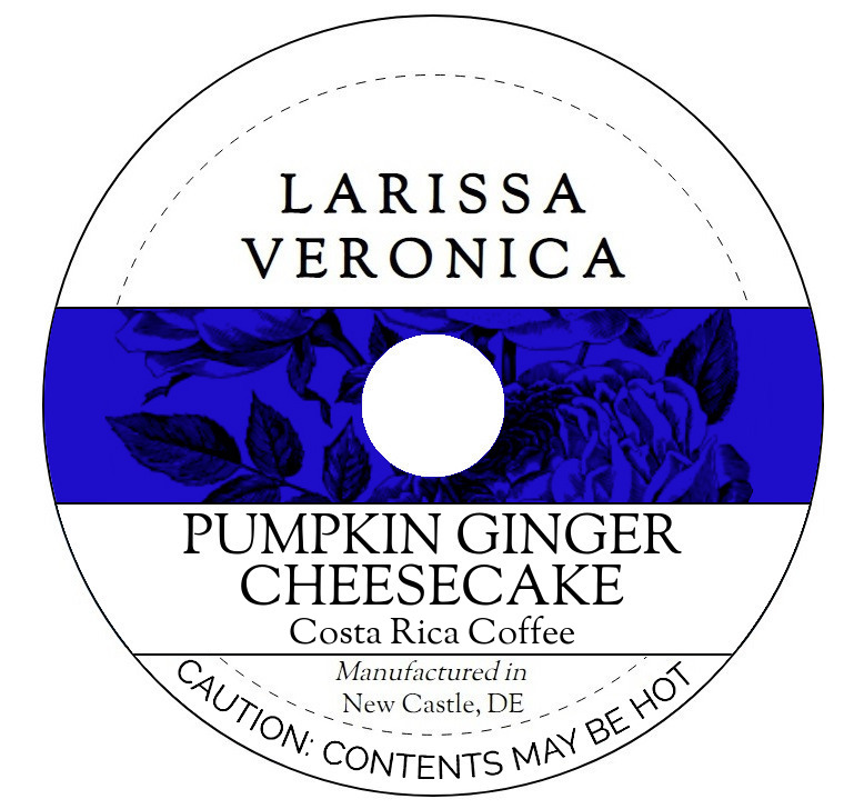 Pumpkin Ginger Cheesecake Costa Rica Coffee <BR>(Single Serve K-Cup Pods)