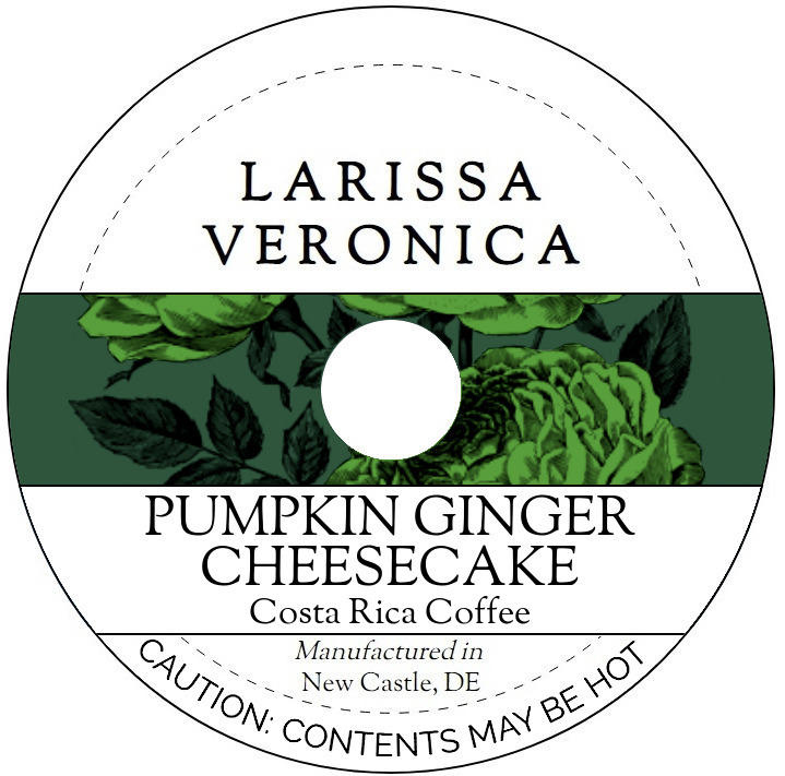 Pumpkin Ginger Cheesecake Costa Rica Coffee <BR>(Single Serve K-Cup Pods)