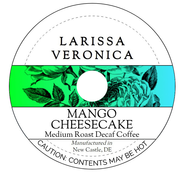 Mango Cheesecake Medium Roast Decaf Coffee <BR>(Single Serve K-Cup Pods)