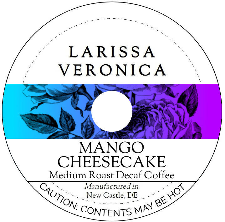 Mango Cheesecake Medium Roast Decaf Coffee <BR>(Single Serve K-Cup Pods)