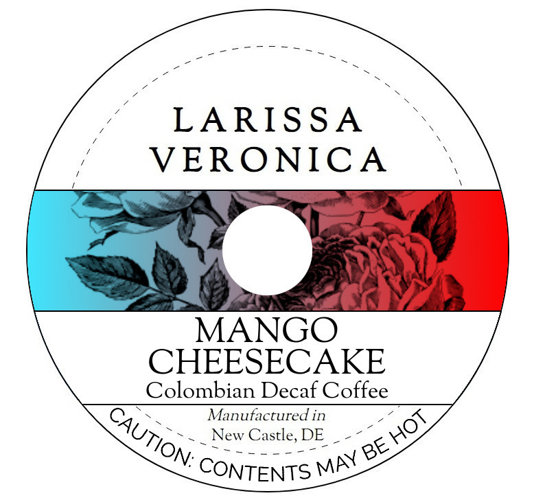 Mango Cheesecake Colombian Decaf Coffee <BR>(Single Serve K-Cup Pods)