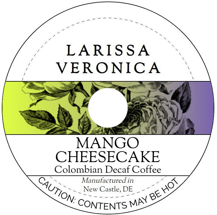 Mango Cheesecake Colombian Decaf Coffee <BR>(Single Serve K-Cup Pods)