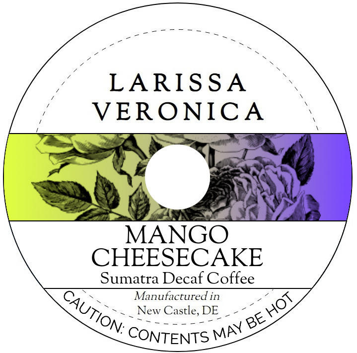 Mango Cheesecake Sumatra Decaf Coffee <BR>(Single Serve K-Cup Pods)