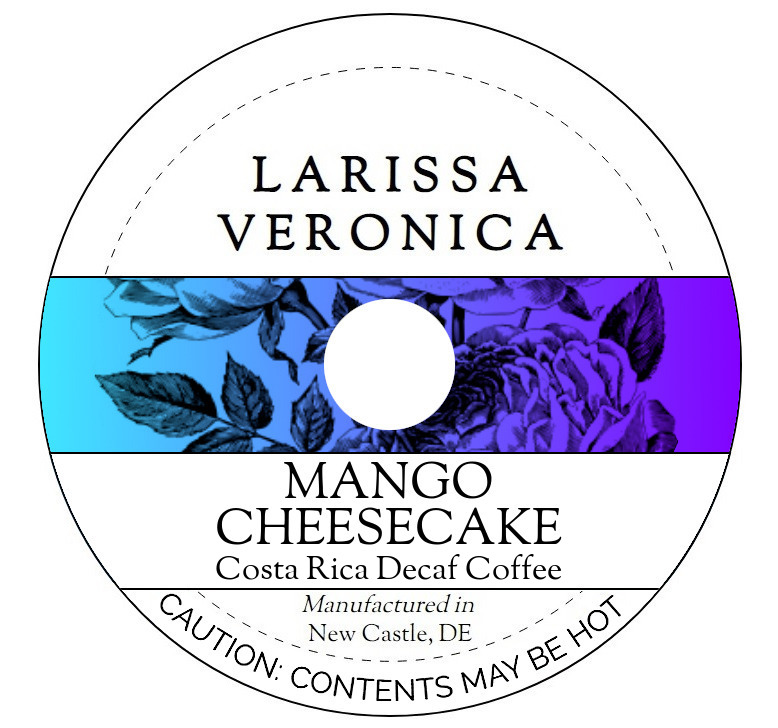 Mango Cheesecake Costa Rica Decaf Coffee <BR>(Single Serve K-Cup Pods)