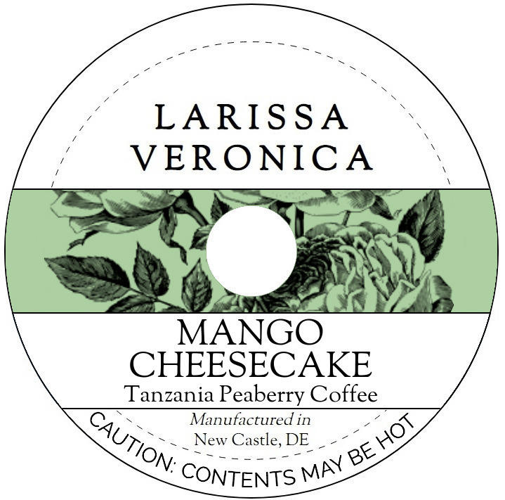 Mango Cheesecake Tanzania Peaberry Coffee <BR>(Single Serve K-Cup Pods)