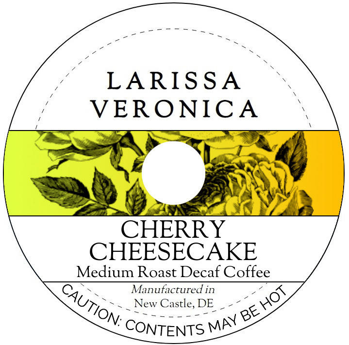 Cherry Cheesecake Medium Roast Decaf Coffee <BR>(Single Serve K-Cup Pods)