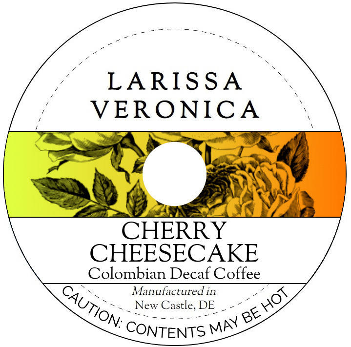 Cherry Cheesecake Colombian Decaf Coffee <BR>(Single Serve K-Cup Pods)