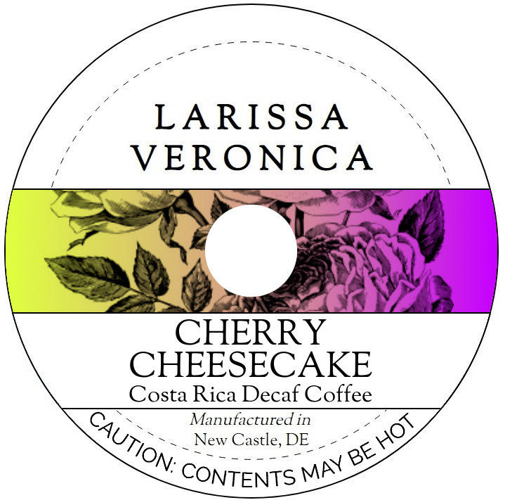 Cherry Cheesecake Costa Rica Decaf Coffee <BR>(Single Serve K-Cup Pods)