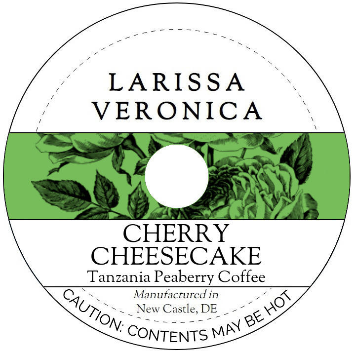 Cherry Cheesecake Tanzania Peaberry Coffee <BR>(Single Serve K-Cup Pods)